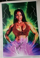 jacqueline signed 11x17 poster -Icons convention exclusive-