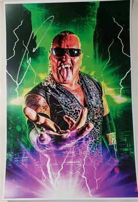 GANGREL signed 11x17 poster -Icons convention exclusive-