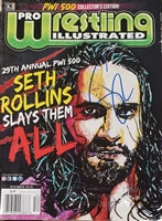 SETH ROLLINS signed magazine