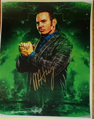 MATT HARDY signed 11x14 poster -Icons convention exclusive-