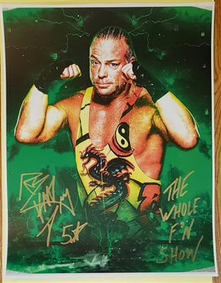 RVD signed 11x14 poster -Icons convention exclusive-