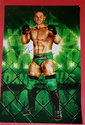 KEN SHAMROCK signed 11X17 poster!!