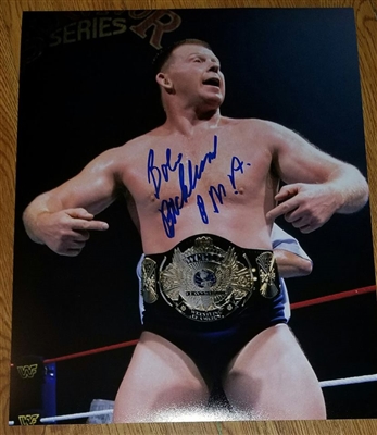 BOB BACKLUND signed poser