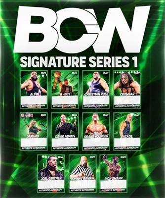 BCW trading card set - series one - signed