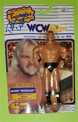 BARRY WINDHAM signed vintage wcw bendie