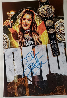 BRITT BAKER signed 11x17 poster