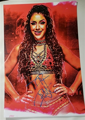 BRITT BAKER signed 11x17 poster