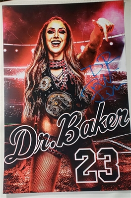 BRITT BAKER signed 11x17 poster