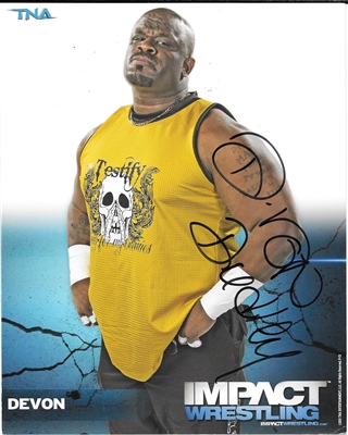 DEVON signed official impact photo