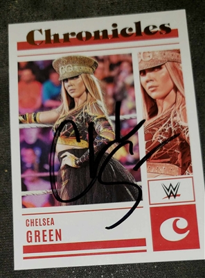 CHELSEA GREEN signed card