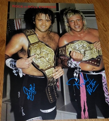 ROCK N ROLL EXPRESS signed poster!!