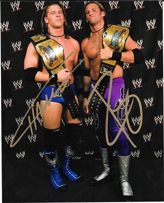 ZACK RYDER & CURT HAWKINS signed 11x14 photo