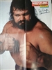 DR DEATH STEVE WILLIAMS signed FOLD OUT POSTER