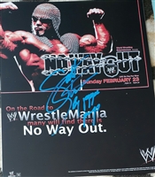 SCOTT STEINER signed NO WAY OUT poster