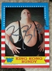 KING KON BUNDY signed 1987 topps card