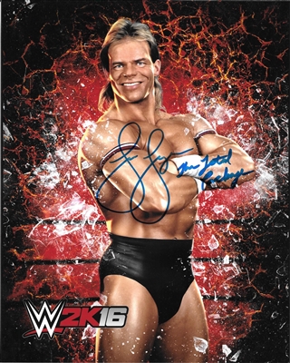 LEX LUGER signed photo INSCRIBED "THE TOTAL PACKAGE"