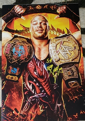 TRIBUTE TO THE EXTREME "EXCLUSIVE" signed ROB VAN DAM poster!