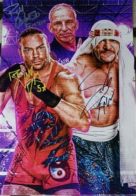 TRIBUTE TO THE EXTREME "EXCLUSIVE" signed RVD, SABU & BILL ALFONSO poster!
