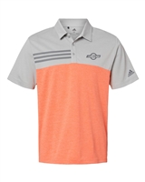 Adidas - Heathered 3-Stripes Polo