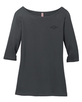 Ladies  District Perfect Weight 3/4 Tee