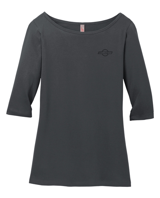 Ladies  District Perfect Weight 3/4 Tee