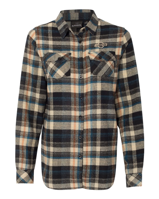 Ladies Burnside Flannel Shirt