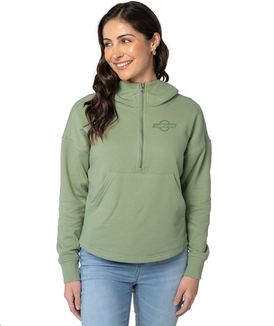 Ladies Charles River Willow Scallop Hem Hoodie