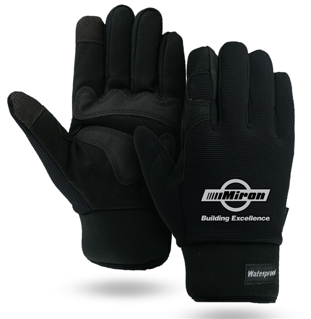 WATERPROOF 3M LINED TOUCHSCREEN MECHANICS GLOVES