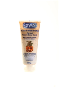 Eden Extra Whitening Apricot Face & Body Scrub 200g