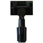 REPLACEMENT PART:  Black Plastic Aluminum CHANNEL Frame Top SWIVEL ASSEMBLY w/COUPLER