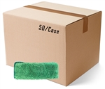 BULK CASE (50/Cs) 11" Green Microfiber Closed-loop Fila Duster Sleeves