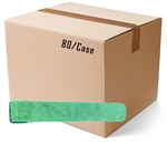 BULK CASE(80/Cs)23" Green Microfiber Closed-loop Hi-Duster Sleeves