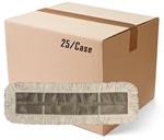 BULK CASE (25/Cs) - UNTREATED 24"  Natural Cotton Yarn DISPOSABLE DUST MOP