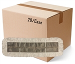BULK CASE (20/Cs) - UNTREATED 48"  Natural Cotton Yarn DISPOSABLE DUST MOP