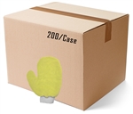 BULK CASE (200/CS)   YELLOW   Terry Microfiber HAND MITTS