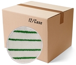 BULK CASE (12/Cs) - 13" Synthetic Blend Low Profile Bonnet with Scrub Strips
