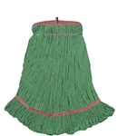 LARGE   GREEN   Blend LOOPED-END Wet Mop--BOLT STYLE
