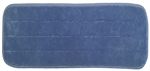 5" X 10"   BLUE   CUT-PILE Microfiber Hook and Loop Mop Pad