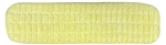 EACH 18"   YELLOW   CUT-PILE SCRUBBER Microfiber Hook and Loop Mopping Pad