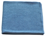 DOZEN 16"x16"   BLUE   TEXTURED GLASS Cleaning Microfiber Cloths