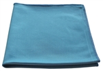 DOZEN 16"x16" SMOOTH   BLUE   GLASS CLEANING Microfiber Cloths