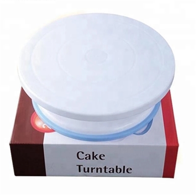 12  Pouce Diamètre Steel-Plastic Gâteau Support Lazy Susan Tourne-Disque  Palier