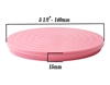 5.5" Inch Dia. Pink Lazy Susan Turntable Bearing cake stand