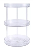 10" Inch Triple Layer Acrylic Plastic Lazy Susan Turntable Organizer