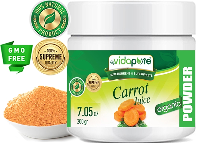 Carrot Juice Powder Organic myVidaPure