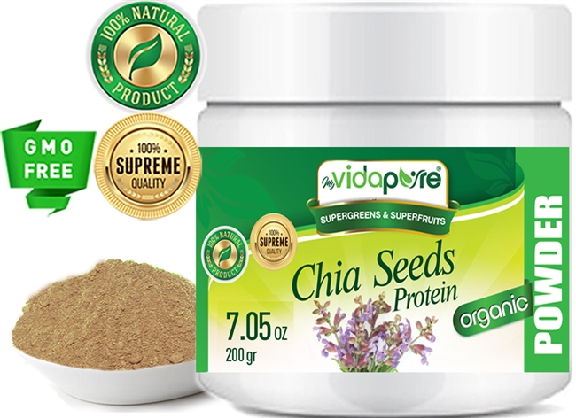 Chia Seeds Protein Powder Organic myvidapure