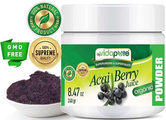 acai berry juice powder organic myvidapure