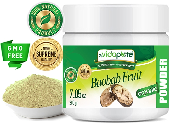 Baobab Fruit Powder Organic myvidapuree