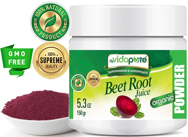 Beet Root Juice Powder Organic myVidaPure