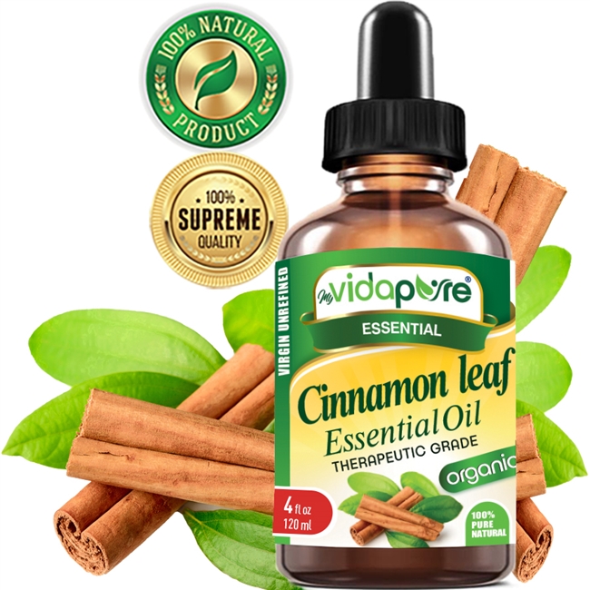 Cinnamon Leaf Essential Oil Organic myVidaPure